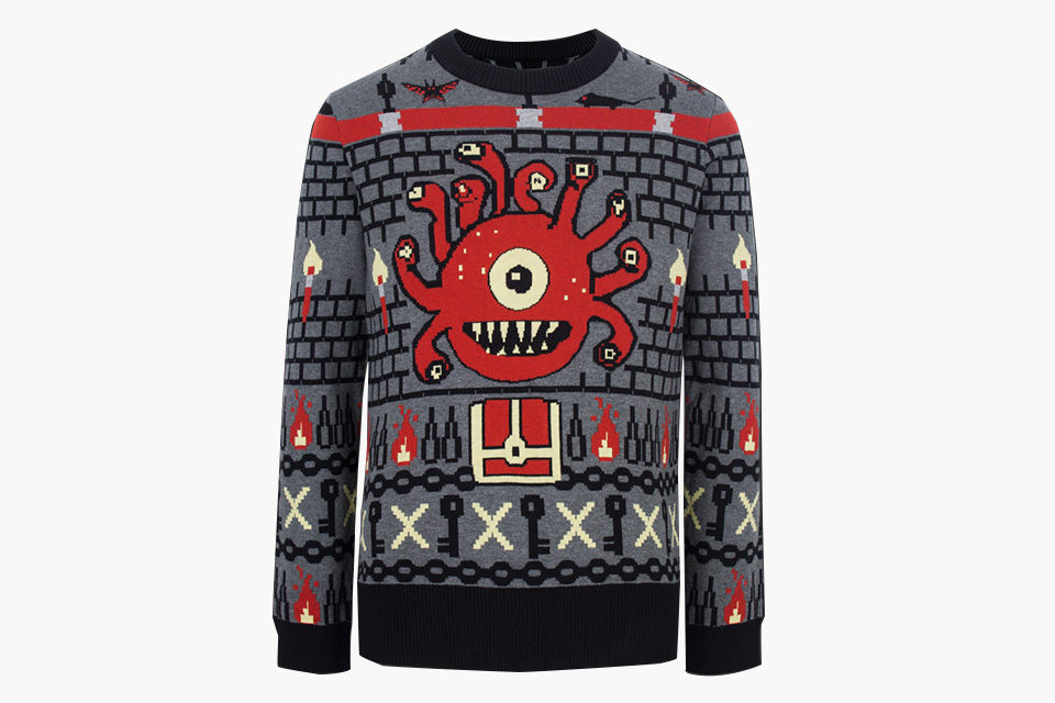 dungeons and dragons beholder ugly sweater