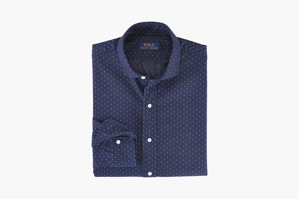 ralph lauren polka dot polo shirt