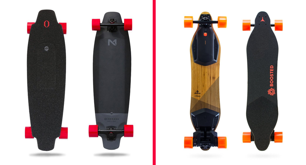 Inboard-M1-vs-Boosted-Dual-Electric-Skateboard-Deck